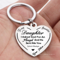 Innovative Hot Custom Promotion Gift Metal Lettres en acier inoxydable Personnalisé Key Chain